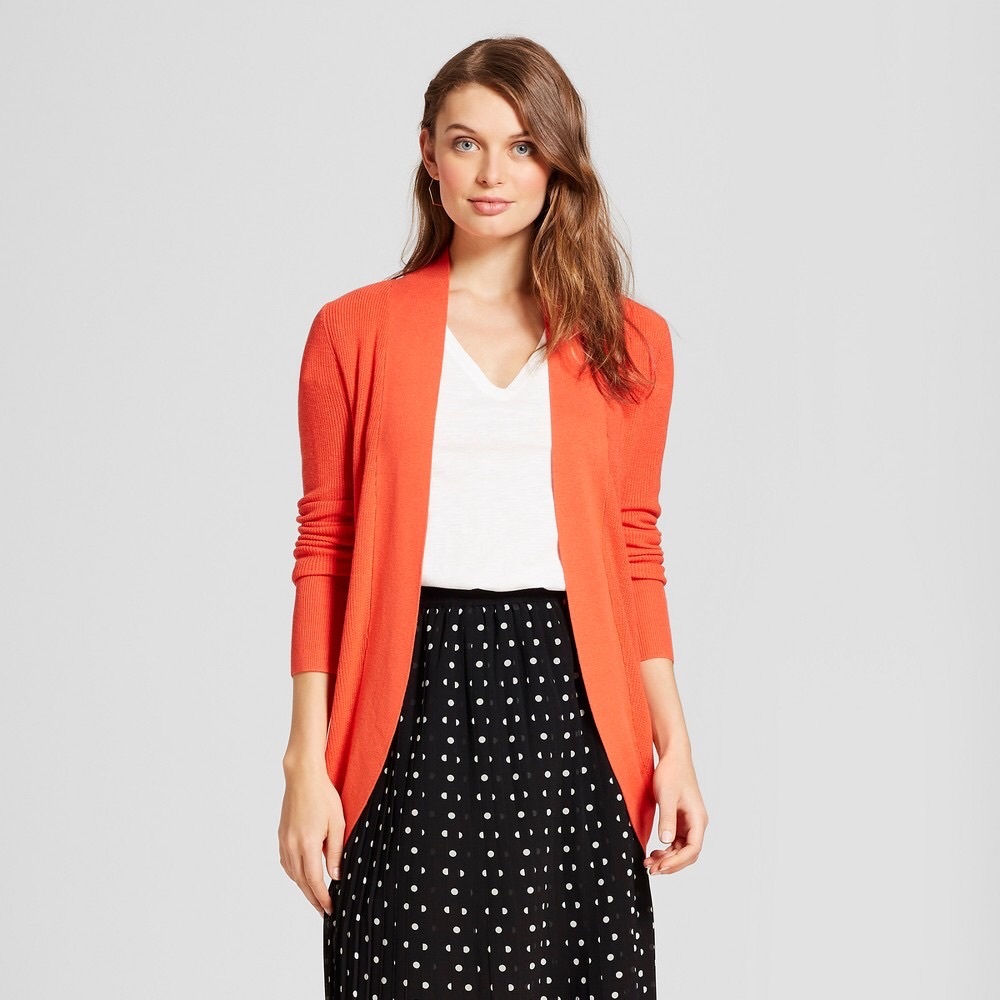 A New Day Orange Cardigan